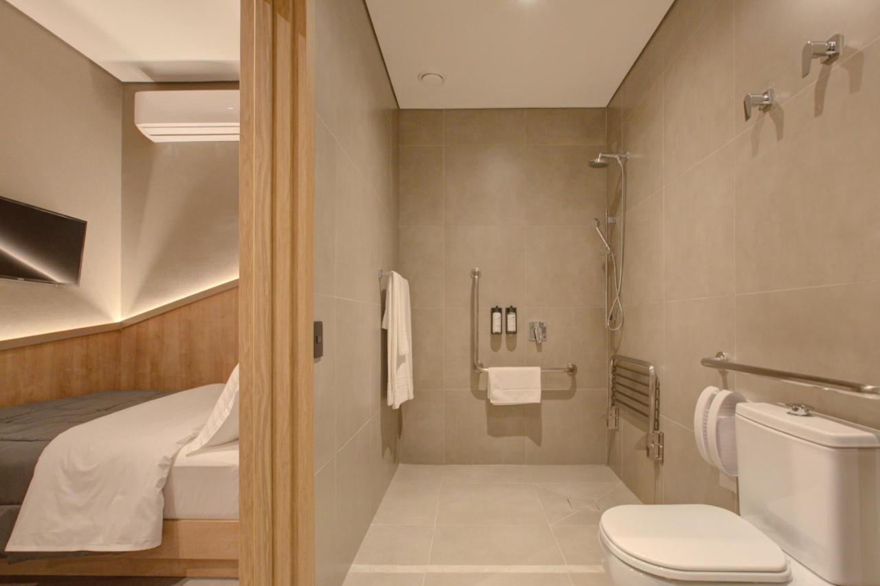 Fast Sleep Suites By Slaviero Hoteis - Hotel Dentro Do Aeroporto De Guarulhos - Terminal 2 - Desembarque Oeste Ngoại thất bức ảnh