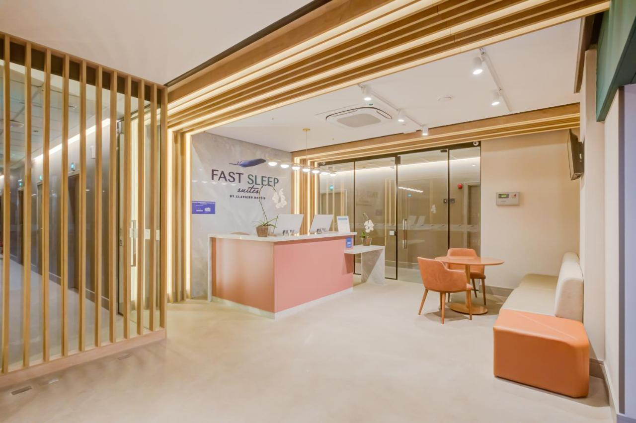 Fast Sleep Suites By Slaviero Hoteis - Hotel Dentro Do Aeroporto De Guarulhos - Terminal 2 - Desembarque Oeste Ngoại thất bức ảnh